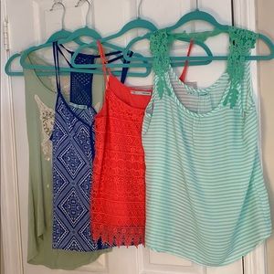 Patterned tanks